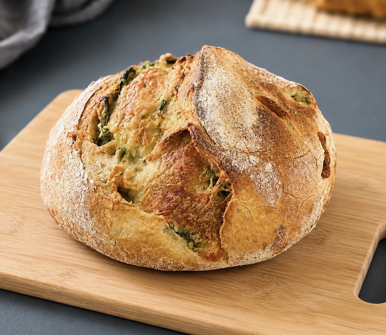 Jalapeño Cheddar Sourdough Boule
